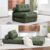 Japovker Green Convertible Sofa Bed Folding Sofa Bed Sleeper Chair Couch Beds, Comfy Floor Beds with Pillow and Back Support, Small Couch for Bedroom, Living Room