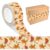 JarThenaAMCS 109 Yard Christmas Packing Tape Gingerbread Man Candy Cane Decorative Sticky Gift Wrapping Tape Packing Shipping Tapes for Xmas DIY Crafts Small Business Sealing Boxes Mail Boxes