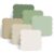 JarThenaAMCS 18 Pack Scalloped Sticky Notes Sage Green Beige Wavy Edge Memo Pads 3 Inch Self-Adhesive Notepads for School Office Home Accessories Party Decor Supplies, 360 Sheets