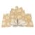JarThenaAMCS 200 Pcs Christmas Wax Paper Brown Snowflake Deli Wrap Waterproof Oil-Proof Basket Liners for Xmas Winter Party Food Sandwich Picnic Supplies