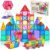 Jasonwell 100pcs Magnetic Tiles Building Blocks Set for Boys Girls Preschool Educational Magnet Construction Kit Stacking STEM Toys Christmas Birthday Gift for Kids Toddler 3 4 5 6 7 8 9 10 + Year Old