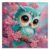 JATOK Diamond Art Kits for Adults, Cute Owl, Special-Shaped Gems