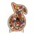 Jauarta Wooden Musical Note Puzzle 3D Ornament with Guitar Violin Piano Design