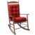 Jaysydd Rocking Chair Cushion Burgundy, 17×17×21 Inch High Back Rocker Pad