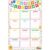 JBESUHI Confetti Happy Birthday Chart Poster, Classroom Birthday Calendar Bulletin Board Decor, Back to School Teacher Supplies for Preschool Elementary Homeschool