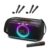 JBL PartyBox On-The-Go 2 – Portable Party Speaker with one Wireless Digital mic, Handle and a Shoulder Strap, Dynamic PartyBox Wireless Mic – Digital Wireless Microphones (Black)