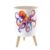 JBNJANKDAV Small Trash Can with Lid Watercolor Octopus Hand Painted 1.8 Gallon/7L Garbage Can Waste Bin with Press Top Lid Legs Waste Basket for Bathroom Kitchen Bedroom
