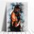 J Cole Dreamville Watercolor Hip Hop Portrait Wall Art (20inx30in,frame)