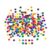 JCRBILW 1cm Cubes, Sorting Toys, Assorting Colors, Manipulatives, for Classroom, Family Crafts, Supplies, 500pcs
