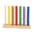 JCRBILW Children Counting Frame Wooden Abacus Toy Bead Counter Rack Stacking Board Educational Manipulative with Wood for Early Number Skills Suitable for, Small Beaded Abacus