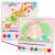 JCREN Paint with Water Books for Kids, Watercolor Coloring Book Mess Free Watercolor Painting Set, Arts and Crafts Water Color Paint Kit Birthday Gifts for Kids Toddlers 3-5 Boys Girls(House)