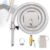 jcwwolk Pneumatic Vacuum Feeding Machine, Suction Loading Machine Hopper, with 4m Suction Pipe & Quick-Connect Kit, Stainless Steel Pellet Transfer Loader, for Powder Flour Granules Particles