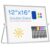 Jebeeynn Magnetic Desktop Whiteboard with Stand, 16” x 12” Double-Sided Dry Erase White Board, 10 Markers, 4 Magnets, 1 Eraser, Portable White Board Easel for Adults Drawing Desk School to Do List