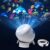 Jeeeun Ocean Wave Projector Night Light, 360° Rotating LED Lamp for Bedroom & Relaxation (2PCS)