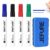 JEFURE 4 Count Dry Erase Markers, Chisel Tip, Low Odor, with Magnetic Eraser