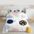 jejeloiu Solar System Comforter Set for Kids Boys Girls Outer Space Comforter Bedding Set Twin Size Universe Planets Bedroom Decor Galaxy White Duvet Set Quilt Set 2Pcs