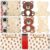 Jekocet ㅤ 24 Set Bear Party Favors Bear Wooden Painting Craft Kits Baby Shower Party Favors Bear Baby Shower Decorations Baby Shower favors for guests