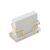 JekoLife Desktop Business Card Holder, Clear Transparent Base with Gold Plated Metal Stand, Non-slip Business Cards Display Organizer for Office Reception Desk Workspace Clear