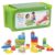 Jelly Blox Stash ‘N Stack 2-in-1 Storage Case with 30 Blocks | Toddler & Preschool Building Blocks Kids Can Squeeze & Stretch | MESH ACCREDITED | Safety Tested & Ouch-Free | Sensory Play Toy Ages 2+