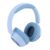 Jelquix Kids Bluetooth Headphones, Colorful LED Lights Wireless Headphones, Over Ear Toddler Headsets with Mic, Girls Boys Wireless for Travel Tablet (Blue)