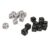 Jenivaint Dice Counters, Counters Math Dice Set with Positive Negative Numbers, for Educational Games, Plastic Token Board Game Set Nan