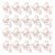 Jenivaint Elephant Shaped Paper Clips Rose Gold Iron Document Clips 20pcs Anti Rust Electroplating Firm Grip 3.5 X 3.3cm for Office Home File Classification