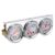 Jenivaint Triple Gauge Set, Mechanical Water Temp Volts Oil Press Meter, Plastic Metal 100 to 280°F 8 to 16V 0 100 PSI, White Dial Red Needle for Hot Rods Classics