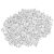 Jenivaint White Letter Beads, Acrylic Alphabet Beads 1000pcs 4mm Round Black Letter and Number Mix for Bracelets Keychains Necklaces DIY Crafts for Kids Teens Adults
