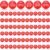 Jerify 72 Pcs Bulk Stress Balls for Adults Motivational Quotes Stress Balls Colorful Foam Ball Hand Exercise Small Therapy Fidget Relief Anxiety Toys for Coworkers Gifts Party Favors(Red)