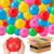 Jerify Knobby Balls Bouncy Spiky Sensory Ball Bulk Soft Inflatable Massage Stress Plastic Toy for School Party Play Outdoor Indoor (4.72″,Multicolor,500 Pcs)