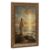 Jesus Looking at Glowing Cross on Sea Canvas Wall Art