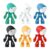 Jetdoggy LED Mini Night Light,Adjustable Cute Cartoon Robot Companion Table Light,Adjustable Lonely Robot Cartoon Cute Robots Design Companion Table Light Magnetic Base for Gifts (6 Colors)