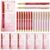 Jetec 25 Sets 1st Wedding Anniversary Pen Gifts 1 Year of Love Wedding Red and Pink Ballpoint Pens Thank You Cards Anniversary Decorations for Guest Favors Celebration Return Gifts