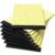 Jetec Small Graph Paper Notepad 5 x 8 Inch Mini Notebook Double Sided Memo Pads Back to School Supply Pocket Notepad Assorted Colors 50 Sheets Graph Paper (Black)