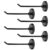 JEUSNEL 12 Pack Magnetic Hooks 3.0lb Heavy Duty Black 4.2 Inch Long Magnet Hooks for Fridge Kitchen Garage Cruise