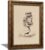 Jevoluntic Girl Carrying Books Wall Art, Girl Reading Wall Decor,12 x 16 In