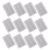 JEWEDECO 12pcs Solderless Mini Breadboard 400 Point Circuit Board Kit for Electronics Projects with Abs Material and Reliable 400 Point Layout for Creative Electronic Builds and Experiments