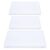 JEWEDECO 3pcs Gel Press Printing Plate Reusable Monoprinting Mat