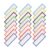 JEWEDECO 40pcs Dry Erase Magnetic Labels Writable Name Tags 3.2×1.2 Inch Reusable Strip Magnets with Coated Paper PVC and Soft Magnetic Material for Classroom and Office Organization