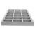 Jewelry Mdf 18 Stackable Velvet Grid Slots Tray Organizer with Design