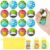 JewGewenil 24 Pack Stress Balls Party Favors for Kids, 1.57 Inch (Green)