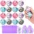 JewGewenil 24 Pack Stress Balls Party Favors for Kids, 1.57 Inch (Purple)