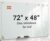 JeyuJsh Glass Whiteboard 72″x48″, Magnetic Tempered Glass Dry Erase Board