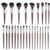 JFELDDIE 26 Advanced Makeup Brush Sets Complete Set Artist Specific Training School