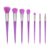 JFELDDIE 7 Fluorescent Makeup Brushes Set Diamond Powder Eye Shadow Beauty Tools