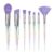 JFELDDIE 7piece Drill Cone Water Drop Pattern Makeup Brush Set Loose Foundation Make-up Eye Beauty Tools
