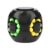 JHBEMAXS Rotating Bean Magic Cube Puzzle Fidget Toys Ball IQ Games (Black)
