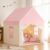 Jiangcha Kids Play Tent Mat & Lights, Indoor Playhouse Girls
