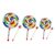 Jianyiihuly Lollipop Drums Lollipop 6/8/10 Inch Three Size Dance Props Percussion Instruments Hand Drum Education Toys