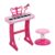 Jiawu 37 Keys Toddler Piano Keyboard, 22 Demo Songs 4 Rhythms 4 Instrument Tones Electronic Musical Instrument, Kids Piano with Microphone Music Stand Dual Speakers for Preschool